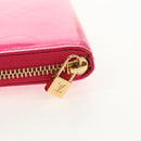 LOUIS VUITTON Monogram Vernis Eldridge Wallet Fuchsia Pink M91240 Auth yk19678V-8