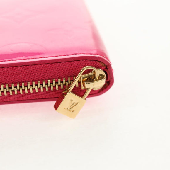 LOUIS VUITTON Monogram Vernis Eldridge Wallet Fuchsia Pink M91240 Auth yk19678V