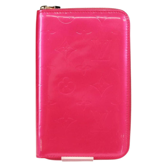 LOUIS VUITTON Monogram Vernis Eldridge Wallet Fuchsia Pink M91240 Auth yk19678V