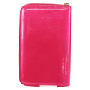 LOUIS VUITTON Monogram Vernis Eldridge Wallet Fuchsia Pink M91240 Auth yk19678V-2