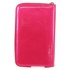 LOUIS VUITTON Monogram Vernis Eldridge Wallet Fuchsia Pink M91240 Auth yk19678V - 0