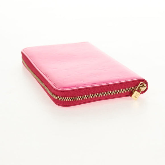 LOUIS VUITTON Monogram Vernis Eldridge Wallet Fuchsia Pink M91240 Auth yk19678V