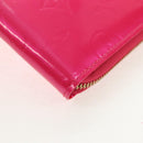 LOUIS VUITTON Monogram Vernis Eldridge Wallet Fuchsia Pink M91240 Auth yk19678V-7