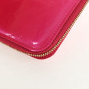 LOUIS VUITTON Monogram Vernis Eldridge Wallet Fuchsia Pink M91240 Auth yk19678V-14