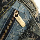 LOUIS VUITTON Monogram Denim Patchwork Speedy 30 Bag Blue M95380 Auth yk19687A-20