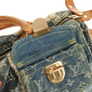 LOUIS VUITTON Monogram Denim Patchwork Speedy 30 Bag Blue M95380 Auth yk19687A-22