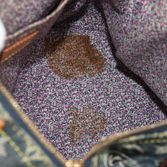 LOUIS VUITTON Monogram Denim Patchwork Speedy 30 Bag Blue M95380 Auth yk19687A