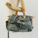 LOUIS VUITTON Monogram Denim Patchwork Speedy 30 Bag Blue M95380 Auth yk19687A-30