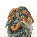 LOUIS VUITTON Monogram Denim Patchwork Speedy 30 Bag Blue M95380 Auth yk19687A-6