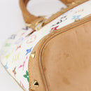 LOUIS VUITTON Monogram Multicolor Alma Hand Bag White M92647 LV Auth yk19689-14