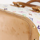 LOUIS VUITTON Monogram Multicolor Alma Hand Bag White M92647 LV Auth yk19689-15