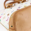 LOUIS VUITTON Monogram Multicolor Alma Hand Bag White M92647 LV Auth yk19689-16