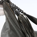 GUCCI Soho Chain Shoulder Bag Leather Silver tone 326706 Auth yk19690-10