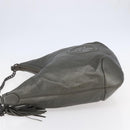 GUCCI Soho Chain Shoulder Bag Leather Silver tone 326706 Auth yk19690-3