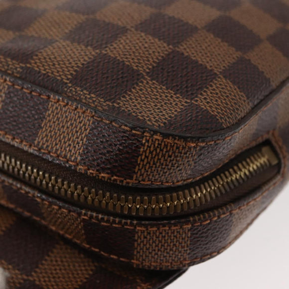 LOUIS VUITTON Damier Ebene Geronimos Shoulder Bag N51994 LV Auth yk19692