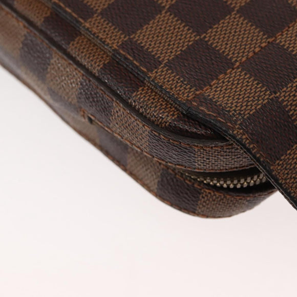 LOUIS VUITTON Damier Ebene Geronimos Shoulder Bag N51994 LV Auth yk19692