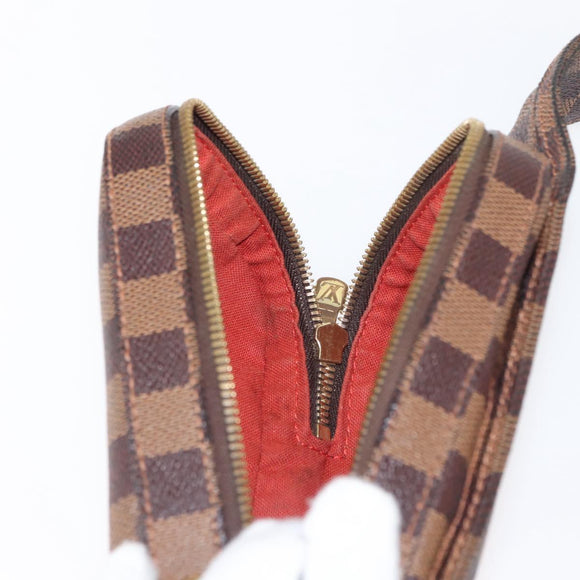 LOUIS VUITTON Damier Ebene Geronimos Shoulder Bag N51994 LV Auth yk19692