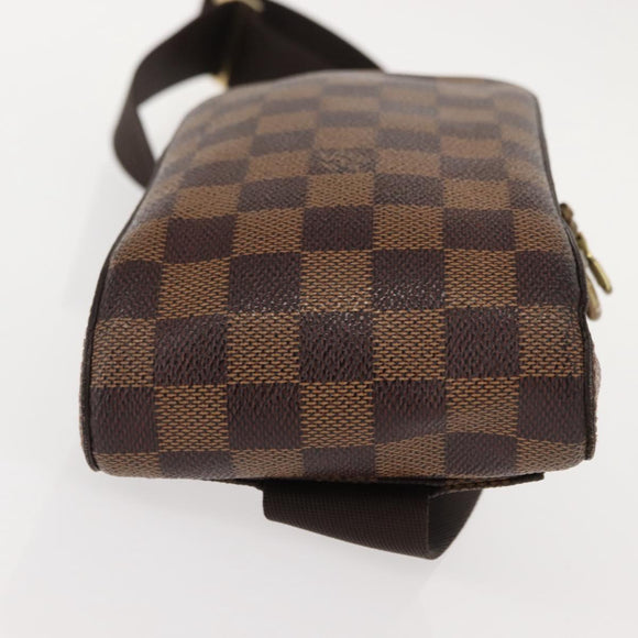 LOUIS VUITTON Damier Ebene Geronimos Shoulder Bag N51994 LV Auth yk19692