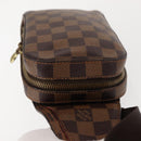 LOUIS VUITTON Damier Ebene Geronimos Shoulder Bag N51994 LV Auth yk19692-4