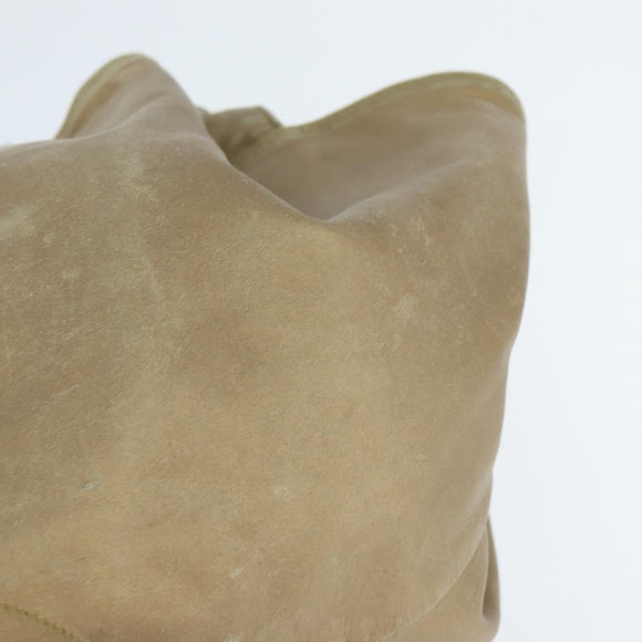 LOEWE Anagram Nappa Aire Hand Bag Leather Gold Tone Auth yk19696