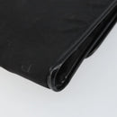 Christian Dior Chain Shoulder Bag Nylon Black Gold Auth yk19698-16