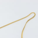 Christian Dior Chain Shoulder Bag Nylon Black Gold Auth yk19698-14