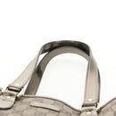 GUCCI GG Supreme Tote Bag PVC Leather Beige Silver 189897 Auth yk19708V-9