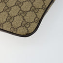 GUCCI GG Supreme Shoulder Bag PVC Beige Gold 201538 Auth yk19709-15