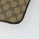 GUCCI GG Supreme Shoulder Bag PVC Beige Gold 201538 Auth yk19709-17