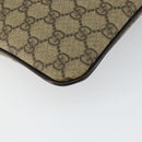 GUCCI GG Supreme Shoulder Bag PVC Beige Gold 201538 Auth yk19709-18