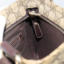 GUCCI GG Supreme Shoulder Bag PVC Beige Gold 201538 Auth yk19709-21