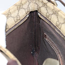 GUCCI GG Supreme Shoulder Bag PVC Beige Gold 201538 Auth yk19709-22