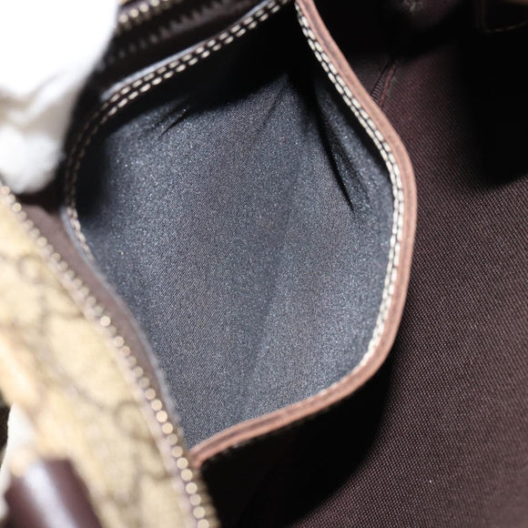 GUCCI GG Supreme Shoulder Bag PVC Beige Gold 201538 Auth yk19709