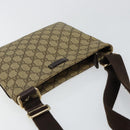 GUCCI GG Supreme Shoulder Bag PVC Beige Gold 201538 Auth yk19709-6