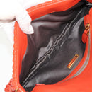 Miu Miu Matelasse Bijoux Shoulder Bag Leather Orange Gold Auth yk19711V-10