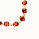 Miu Miu Matelasse Bijoux Shoulder Bag Leather Orange Gold Auth yk19711V-14