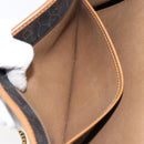 Christian Dior Honeycomb Canvas Chain Shoulder Bag PVC Black Gold Auth yk19714-12