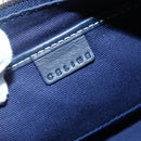 CELINE Macadam Canvas Hand Bag Navy Auth yk19718-17