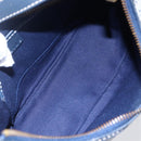 CELINE Macadam Canvas Hand Bag Navy Auth yk19718-11