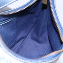 CELINE Macadam Canvas Hand Bag Navy Auth yk19718-18