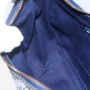 CELINE Macadam Canvas Hand Bag Navy Auth yk19718-19