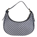 CELINE Macadam Canvas Hand Bag Navy Auth yk19718-13