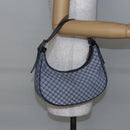 CELINE Macadam Canvas Hand Bag Navy Auth yk19718-21