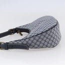 CELINE Macadam Canvas Hand Bag Navy Auth yk19718-3