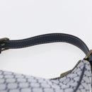 CELINE Macadam Canvas Hand Bag Navy Auth yk19718-8