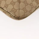 GUCCI GG Canvas Sherry Line Shoulder Bag Beige Gold 189749 001998 Auth yk19719-15