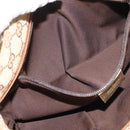 GUCCI GG Canvas Sherry Line Shoulder Bag Beige Gold 189749 001998 Auth yk19719-22