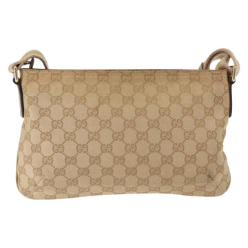 GUCCI GG Canvas Sherry Line Shoulder Bag Beige Gold 189749 001998 Auth yk19719 - 0