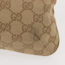 GUCCI GG Canvas Sherry Line Shoulder Bag Beige Gold 189749 001998 Auth yk19719-3