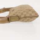GUCCI GG Canvas Sherry Line Shoulder Bag Beige Gold 189749 001998 Auth yk19719-5